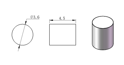 Typical size for CF36-45