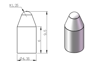 Typical size for IFD044-95-X