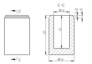 Typical size for IPA252