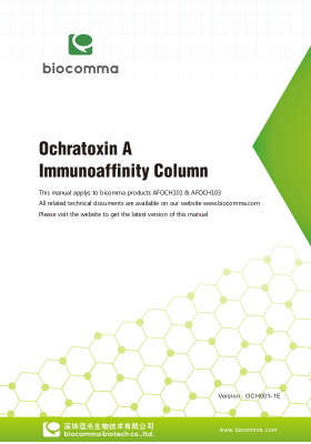 Ochratoxin A Immunoaffinity Column